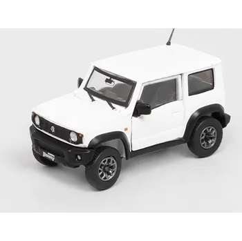 autíčko Suzuki Jimny JB74 2018 bílá 1:64 - BM Creations Suzuki Jimny JB 74 2018 - kovový model auta