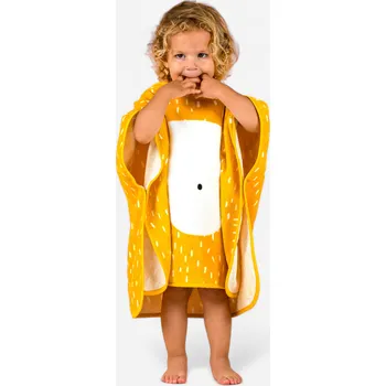 DECATHLON Dětské bavlněné pončo 1 - 3 ROKY BEZBARVÁ