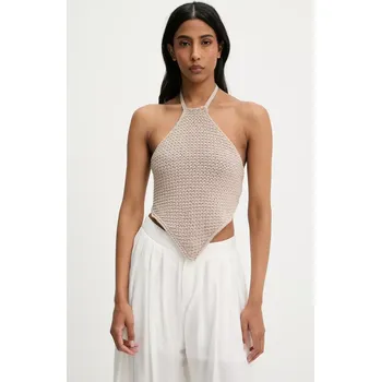 Dámská halenka Halenka Answear.LAB dámská, béžová barva, hladká TT3703Z.tos 80X, vel. S/M