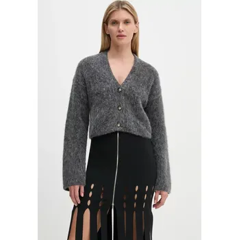 Dámský svetr Vlněný svetr Nanushka HENNY šedá barva, NW24FWSW44497 90X, vel. S