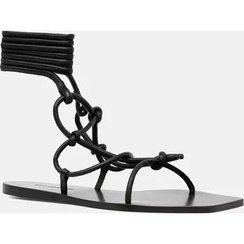 Dámské sandále Kožené sandály Rick Owens Lilies Penta LI01E4808.LLP.09 černá 99X, EUR 37