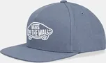 Dětská bavlněná kšiltovka Vans Classic Vans Snapback modrá barva, s aplikací, VN000J4VRV21
