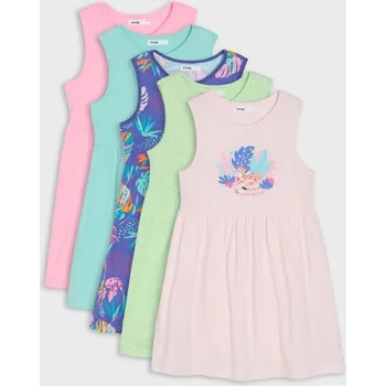 Sinsay - Sada 5 šatů - vícebarevná - 149EF-MLC - 149EF-MLC-104