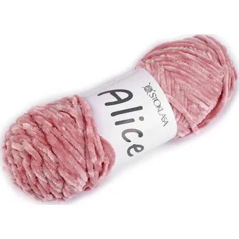 Příze Pletací žinylková příze Alice 100 g