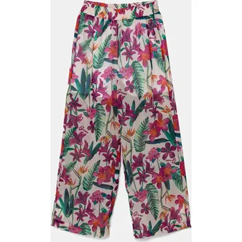 Dětské kalhoty Guess růžová barva, vzorované, J5GB09 WA2T0 J5GB09.WA2T0.PPYA 43X, vel. 136-146