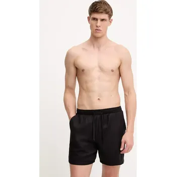 Pánské kraťasy Bavlněné šortky BOSS pánské, černá barva, 50540134 99X, vel. XXL