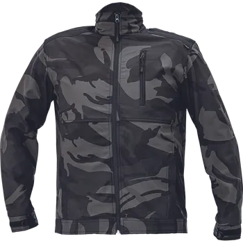 Pánská softshellová bunda CRAMBE softsh.bunda - S, camouflage