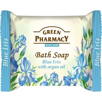Mýdlo Green Pharmacy toaletní mýdlo s modrým kosatcem a arganovým olejem 100 g