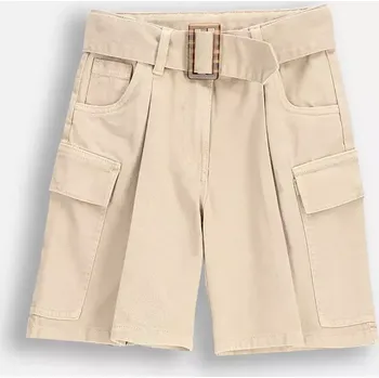 Bavlněné šortky Coccodrillo WC5119501NGJ béžová 01X, vel. 146