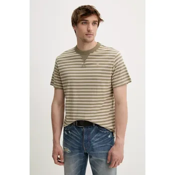 Bavlněné tričko G-Star D25961.C339 béžová 80X, vel. XL