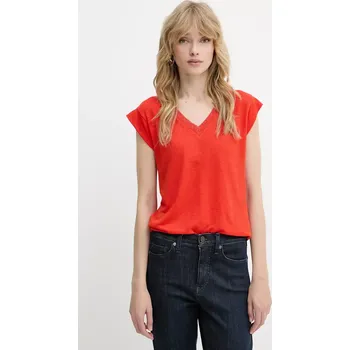 Pánské tričko Morgan plátěné tričko 221.DAME červená 29X, vel. L