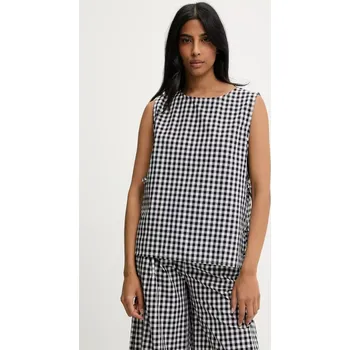 Dámská halenka Bavlněná halenka Answear.LAB dámská, černá barva, vzorovaná 13727.fos 99X, vel. S/M