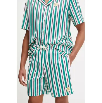 Pánské kraťasy Kraťasy Fila Lastro pánské, zelená barva, FAM0925 77X, vel. XL