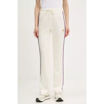 Tepláky Fila Lamim dámské, béžová barva, s aplikací, FAW1000 01X, vel. XS