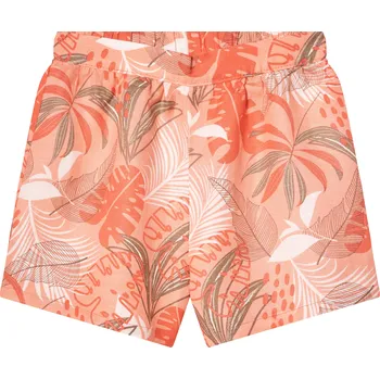 Dívčí oblečení lupilu® Dívčí lněné šortky (korálová/bílá/zelená, 134/140)