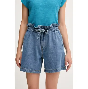 Dámské kraťasy Džínové šortky Pepe Jeans A-LINE SHORT UHW CINCH PL801178 modrá 55J, vel. 27