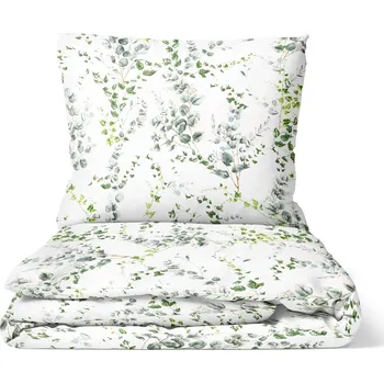 Povlečení DARRÉ Bavlněné povlečení Tančící lístky Velikost: 140 x 220 + 70 x 90