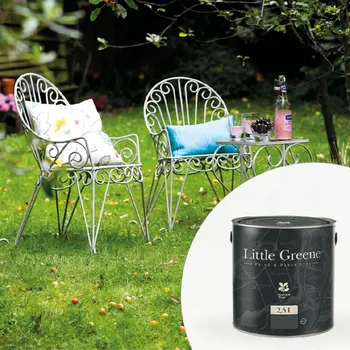 Olej na dřevo Little Greene Barva na kovový nábytek - Matná odolnější olej 2,5L - Tom's Oil Eggshell Vyberte odstín:: Oak Apple (63)