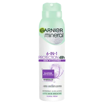 Garnier Mineral 6in1 Protection Floral Fresh Antiperspirant ve spreji 150 Ml