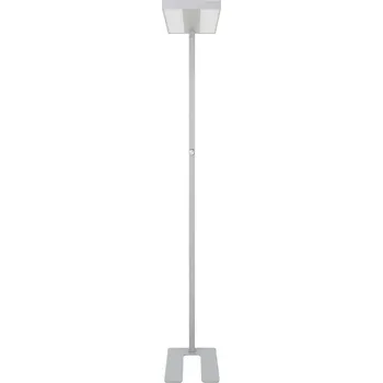 Stojací lampa Renkforce RF-6410434 LED stojací lampa LED 60 W Energetická třída (EEK2021): E (A - G) šedostříbrná