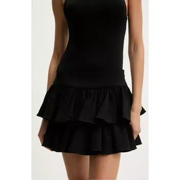 Dámská sukně Sukně Rotate černá barva, mini, áčková, 114264100 99X, vel. 38