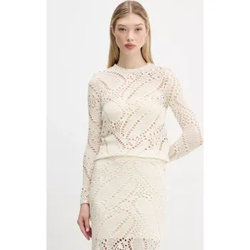 Dámský svetr Svetr Desigual DENIS dámský, béžová barva, 25SWTKAM 01X, vel. S