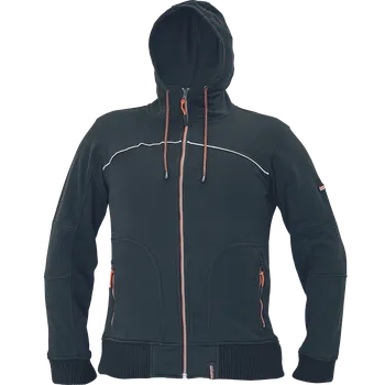 Pánská mikina EMERTON NEW mikina s kapucí - M, černá