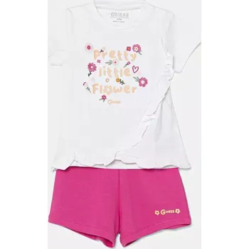 Kojenecká souprava Kojenecká sada Guess A5GG07.K6YW4.PPYA bílá 00X, vel. 68-76
