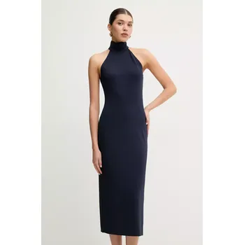 Dámské šaty Šaty Polo Ralph Lauren tmavomodrá barva, maxi, 211960017 59X, vel. L