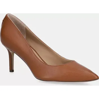 Dámské lodičky Kožené lodičky Lauren Ralph Lauren Lanette hnědá barva, 802972023002 802972023002.270 88X, EUR 36.5