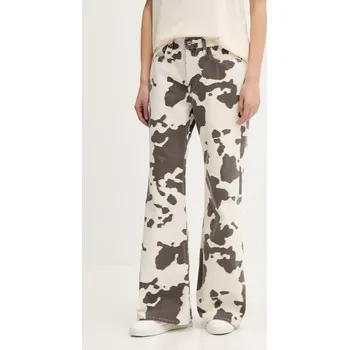 Dámské džíny Bavlněné džíny Abercrombie & Fitch dámské, medium waist, KI155-5526 KI155.5526.449 béžová 01X, vel. 26