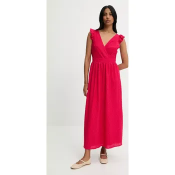 Dámské šaty Šaty Answear.LAB růžová barva, maxi ps9225.fos 30X, vel. L