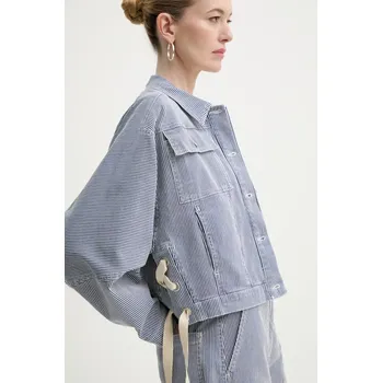 Dámská casual bunda Bavlněná džínová bunda MUNTHE FAMKE 251150025106 modrá 95X, vel. 36