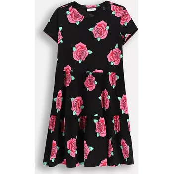 Dámské šaty Šaty Coccodrillo černá barva, midi, EVERYDAY GIRL WC5129202VGB 99X, vel. 122