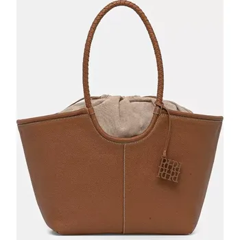 Kabelka Kožená kabelka Pedro del Hierro 1119572 hnědá 82X, vel. ONE SIZE