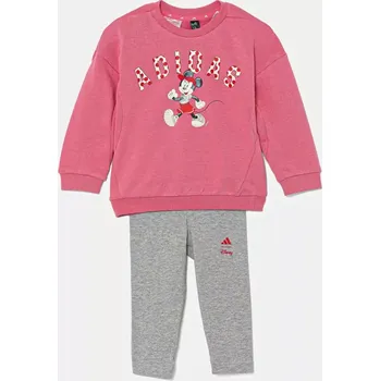 Kojenecká tepláková souprava adidas růžová barva, JF3627 30X, vel. 68