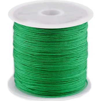 Šňůrka PES Ø0,5 mm, malé, 10 zelená