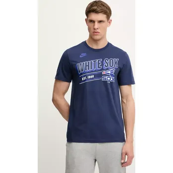 Pánské tričko Bavlněné tričko Nike Chicago White Sox 1976-85 pánské, tmavomodrá barva, s potiskem, N199-44B-CWS-CUE N199.44B.CWS.CUE 59X, vel. XL