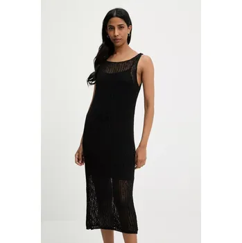 Dámské šaty Šaty Answear.LAB černá barva, mini, přiléhavé 90206.tos 99X, vel. S/M