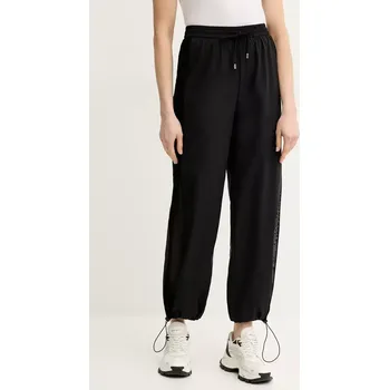 Dámské kalhoty Kalhoty Liu Jo dámské, černá barva, široké, high waist, TA5074 T2900 TA5074.T2900 99X, vel. S