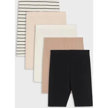 Dívčí spodní prádlo Sinsay - Krátké legíny 5 pack - vícebarevná - 751EV-MLC - 751EV-MLC-116