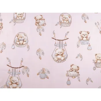 Bavlněná látka / plátno medvídek