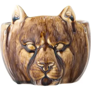 Květináč Květináč Bloomingville 13 x 9,5 x 11,5 cm hnědá barva 82061849 88X