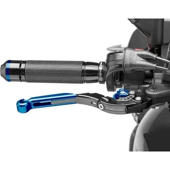 Auto-moto PUIG Páčka brzdy bez adaptéru PUIG 19ANA rozšiřitelná skládací modrá/modrá