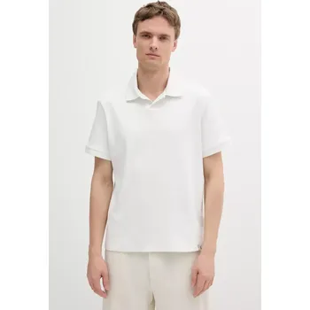 Pánské tričko Bavlněné polo tričko Calvin Klein Jeans LV04RB282G bílá 00X, vel. L