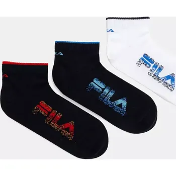 Pánské ponožky Ponožky Fila 3-pack pánské, tmavomodrá barva, F3273 59X, vel. 43/46