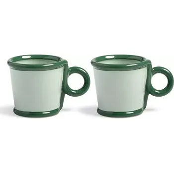 Sada hrnků &k amsterdam 100 ml 2-pack zelená barva 2844.04 07X