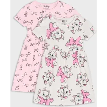 Dívčí šaty Sinsay - Sada 2 šatů The Aristocats - krémová - 805EV-01X - 805EV-01X-140