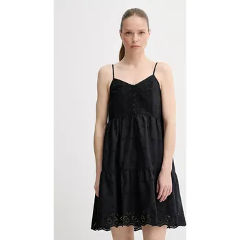 Dámské šaty Bavlněné šaty Levi's CORA SL MINI DRESS 001RJ černá 99X, vel. S