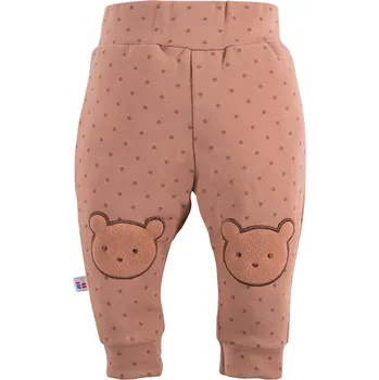 Kojenecké oblečení Eevi Dětské kalhoty Hearts&Bears béžové - 104